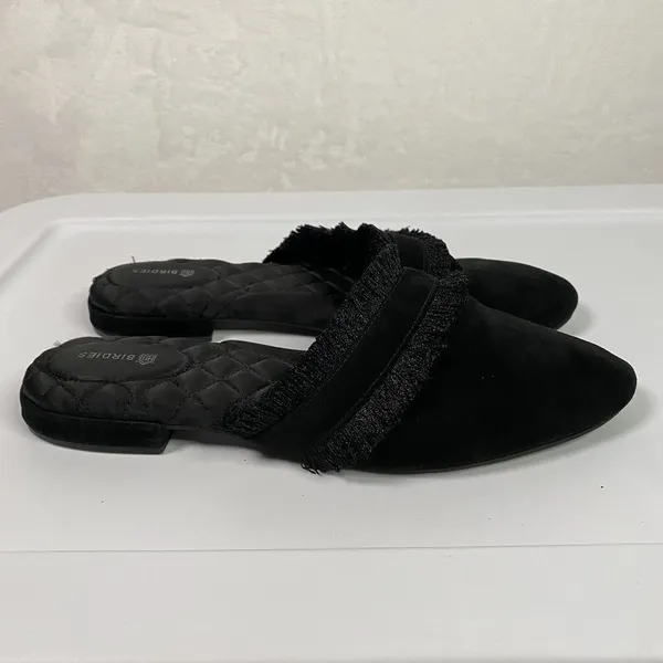 Birdies Women's Elegant Slip On‎ Mule House Slippers 9.5 Black - Image 4