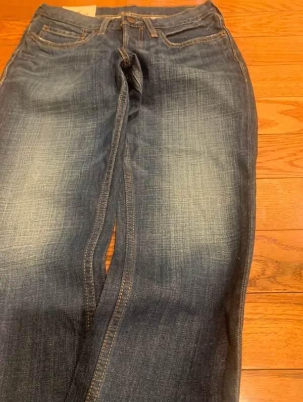 Classic Hollister Slim Straight button-fly medium wash Jeans | W28 x L30 - Image 8
