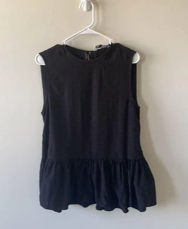 ZARA Peplum Top S - Image 2