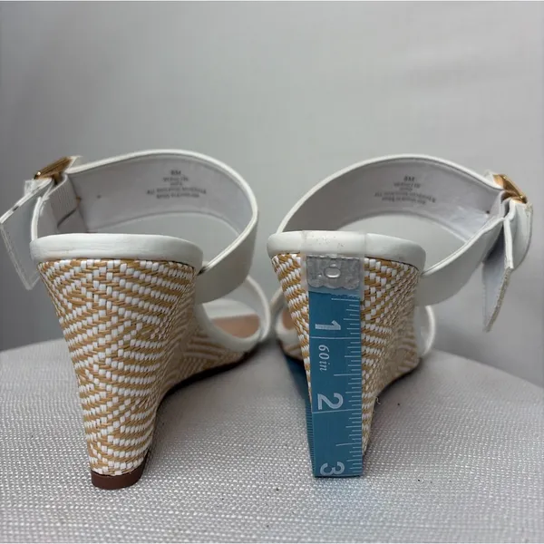 IMPO Vernette White Wedge Sandals Women’s Size 8 New(B96)”✨ - Image 9