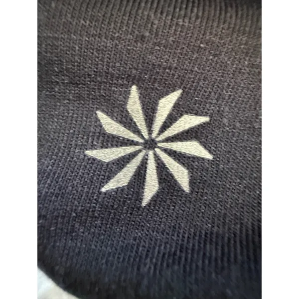 Athleta Womens Relaxed Crew Neck Short Sleeve Top Charcoal Gray‎ Large - Image 4