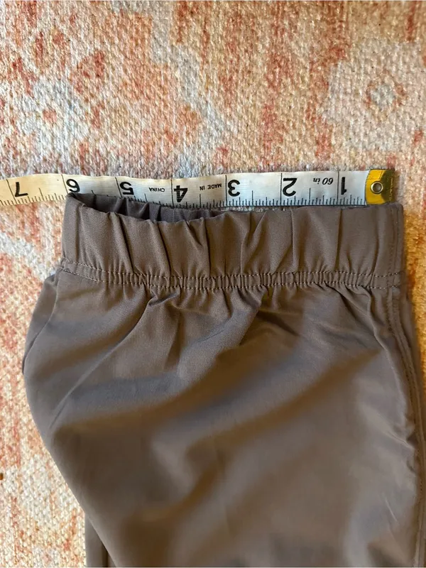NWT SPANX on the move jogger smoke brown taupe size large activewear travel - Image 10