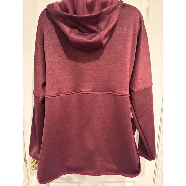 The North Face Womens Large Hoodie Full Zip Burgundy Fleece Jacket NF0A3ME2 - Image 3