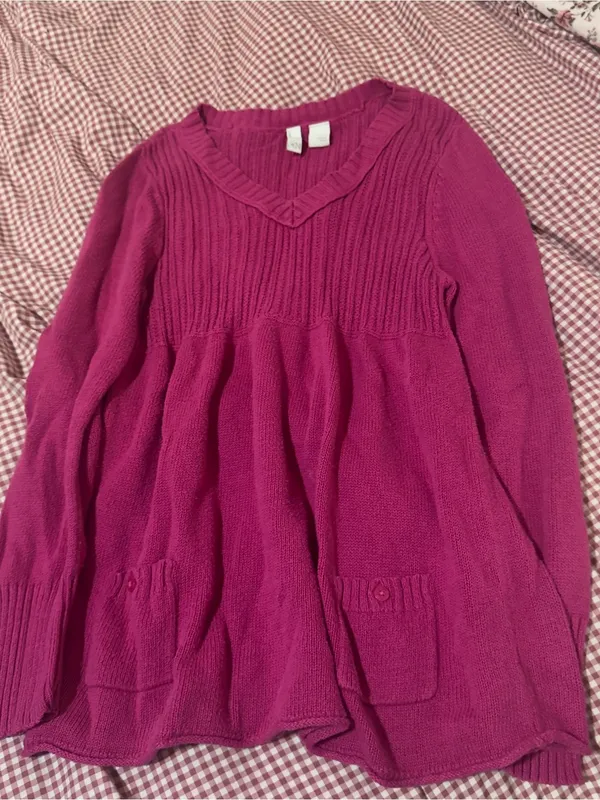 Y2K Babydoll Sweater Top - Image 3