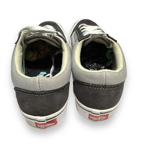 Vans Unisex Old Skool Shoes Sz 8 Womens 38.5 EU Gray Suede‎ ComfyCush SK8 Tennis - Image 5