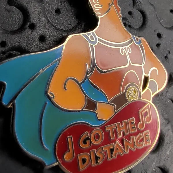 Disney parks magical musical moments Hercules go the distance trading pin vtg - Image 2