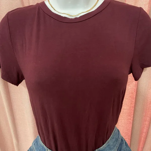 American Eagle | Burgundy Bodysuit - Image 3