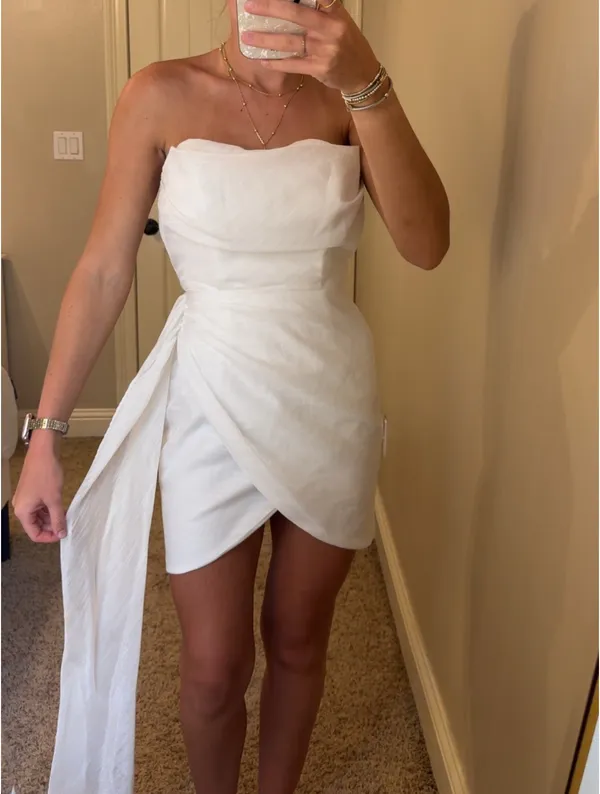 Meshki White Dress - Image 3