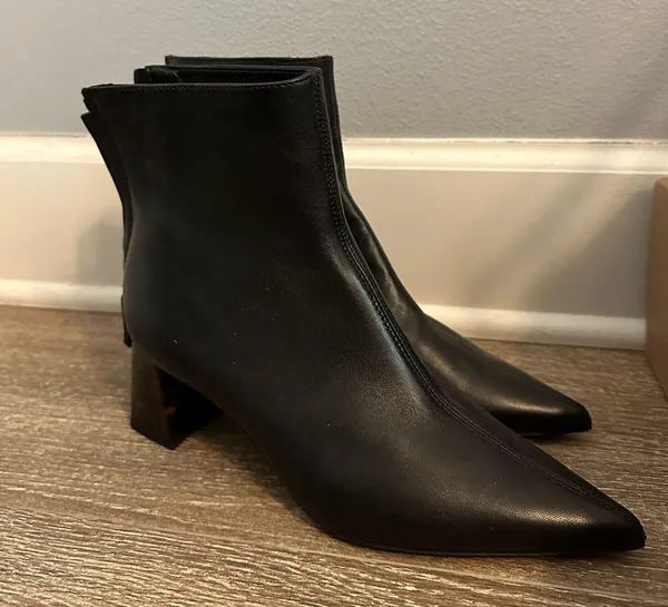 AGL Pointed Toe Boots Black Size 6.5 - Image 2