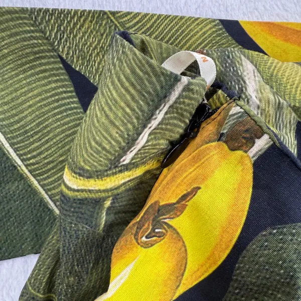 FARM Rio Black Banana Craze Front Tie High Low Skirt‎ Womens Size S Tropical - Image 9