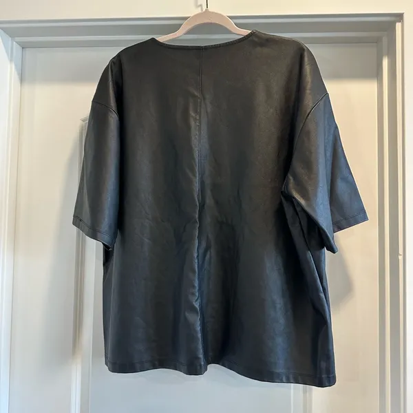 ASOS faux leather shirt - Image 2