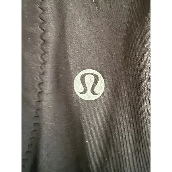 Lululemon‎ Womens Black Quarter Zip Pullover Athletic Running Top Size 6 - Image 3