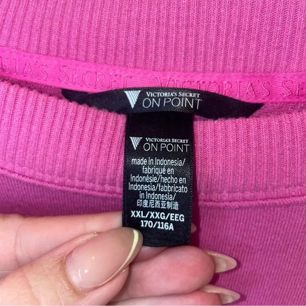Victoria's Secret Fuchsia Crewneck Sweatshirt - Image 4