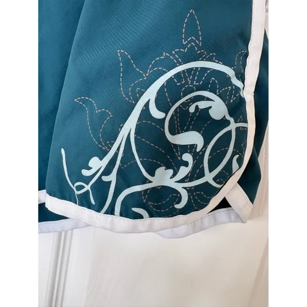 Athleta Teal Running Shorts Lined Drawstring Athletic Women’s S - Image 2