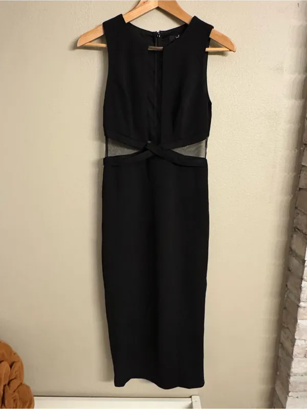 LULUS Cutout‎ Sheer Midi Dress - Image 2
