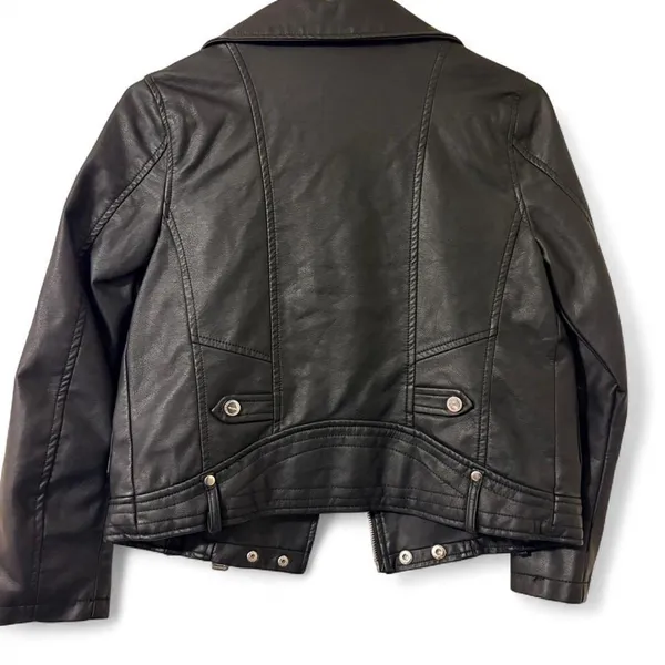 Urban Republic Women’s Jacket Black Faux Leather - Image 6