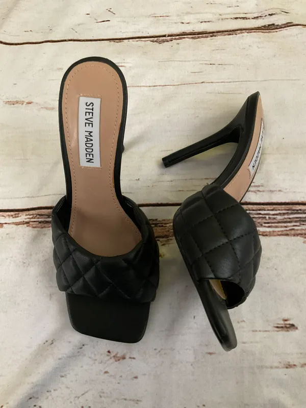 Steve Madden SIGNIFY SQUARE TOED QUILTED PUMPS - Image 6