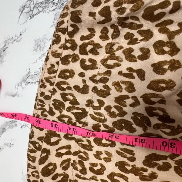 Anthropologie Pilcro leopard print cheetah dress Sz S‎ - Image 5