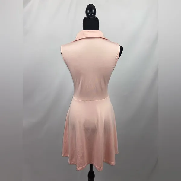 ress Tennis/Golf Sleeveless Dress V-Neck With Shorts Medium Light Pink - Image 6