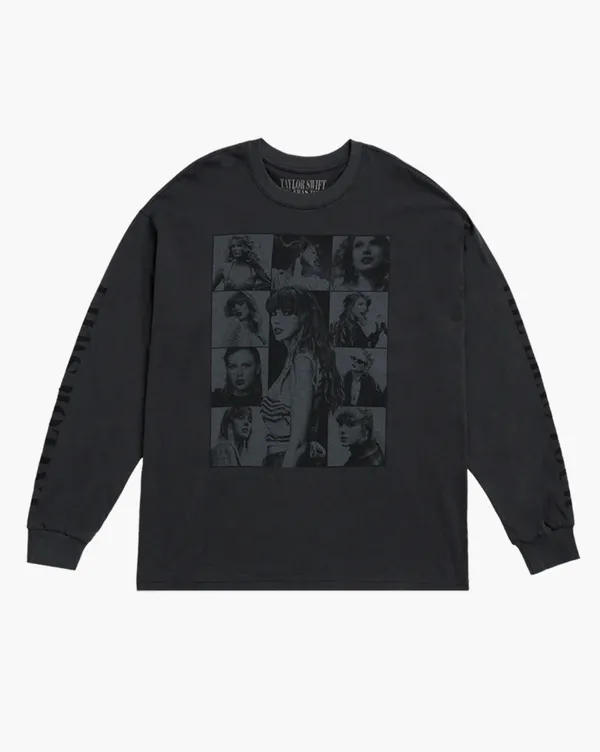 TAYLOR SWIFT- The Eras Tour Long Sleeve Black Size L - Image 2
