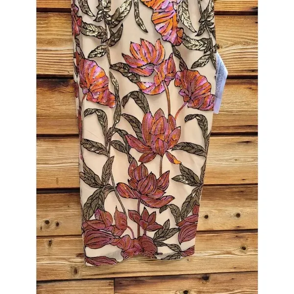 NWT Dress The Population DTP Blakely Floral Sequin Dress Size XS - Image 8
