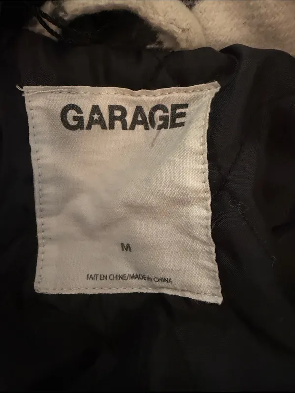 Garage Women’s Black & White Plaid Shacket -Size Medium - Image 5