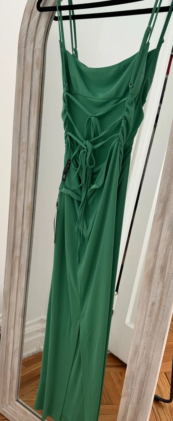 ZARA Dress Green Long - Image 2