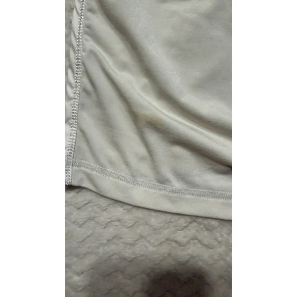 Lululemon White Mesh Panel Full Zip Running Training Jacket Size 10 Reflective - Image 5