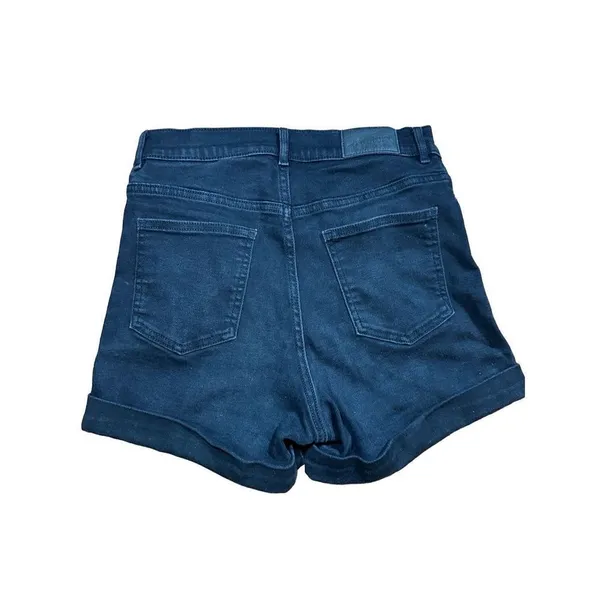 MONKi womens black high rise‎ jean shorts sz 28 - Image 2