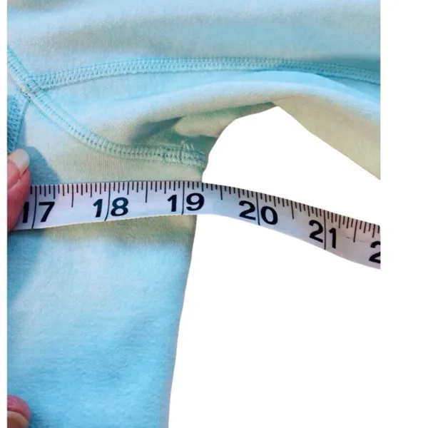 Lululemon Athletica Define Jacket | Size 8 | Mint Blue | Oversized Logo - Image 6