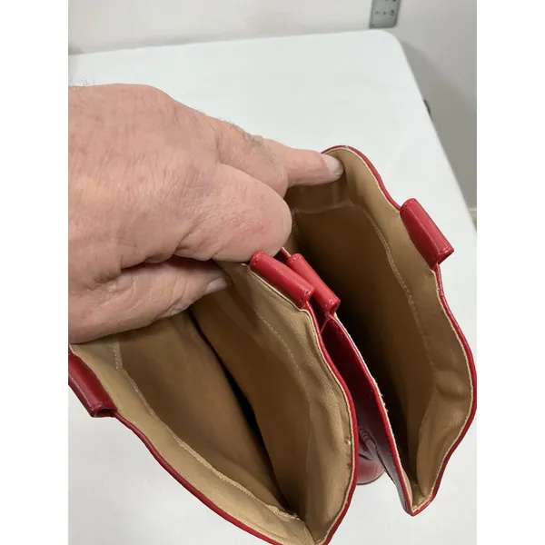 Womans New In Box Idifu Midcalf Western Cowgirl Boots Size 7.5 Red Block heel - Image 5
