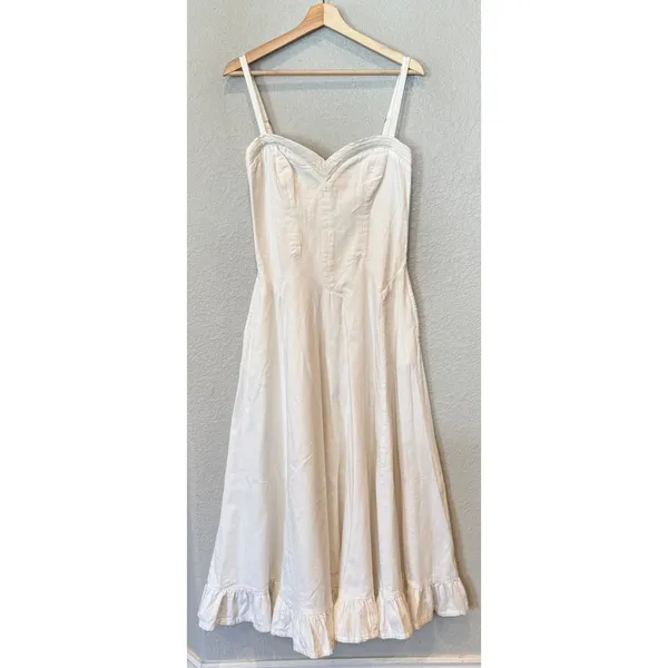 NEW Free People Another Season Midi Dress Size Medium - Image 10