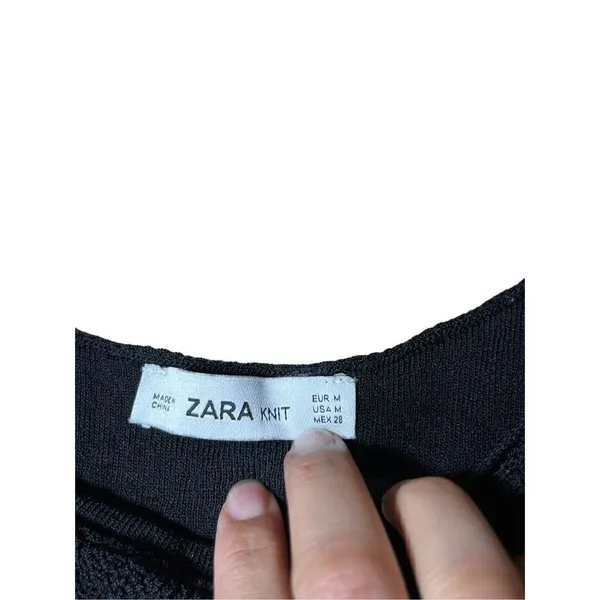 ‎Zara Women’s Crochet Crop Top Size M - Image 4