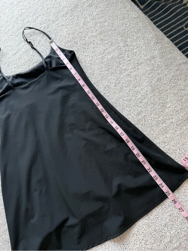 Abercrombie & Fitch Traveler Mini Dress Athletic Shorts XS Petite Black - Image 8