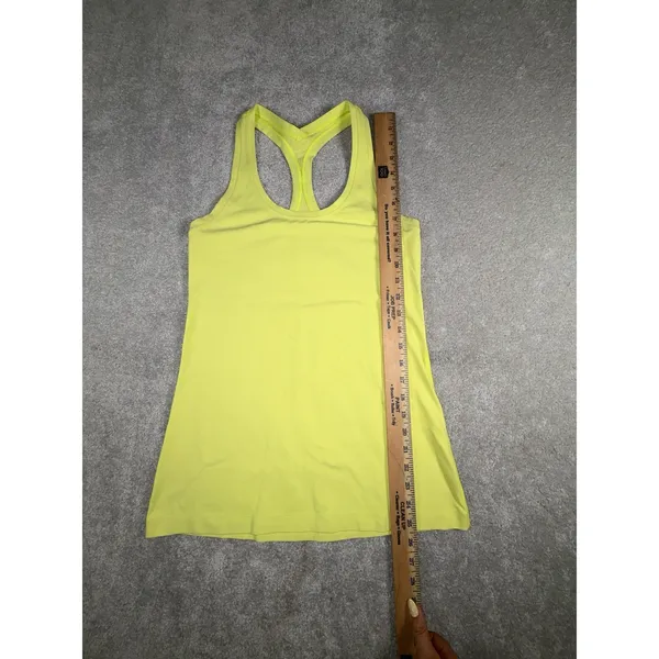 Lululemon Cool Racerback Tank 6 Yellow - Image 4