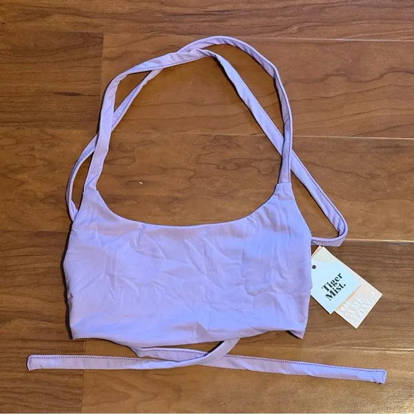 🦄 NWT TIGER MIST Floss Crop‎ Top Lilac Purple size Small - Image 3