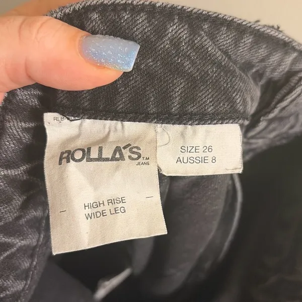 ✨Rollas Sailor Sz 26 Jean - Comfort 80s Black✨ - Image 11