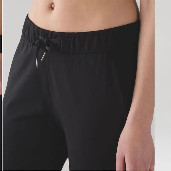 Lululemon On The Fly Pant 7/8 Ankle Black Size 4 - Image 3