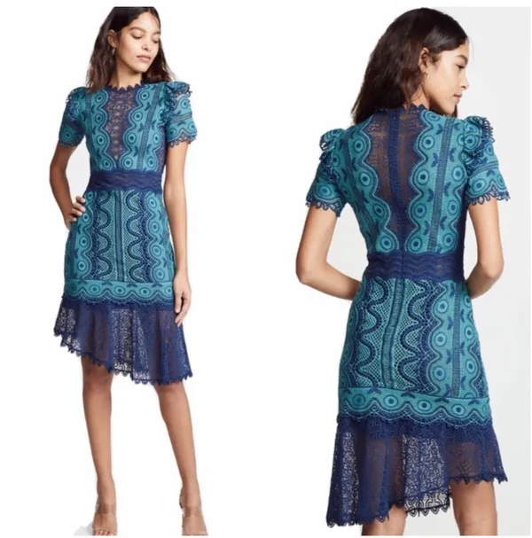 Sea New York Lace Lana Dress Size 4 - Image 2