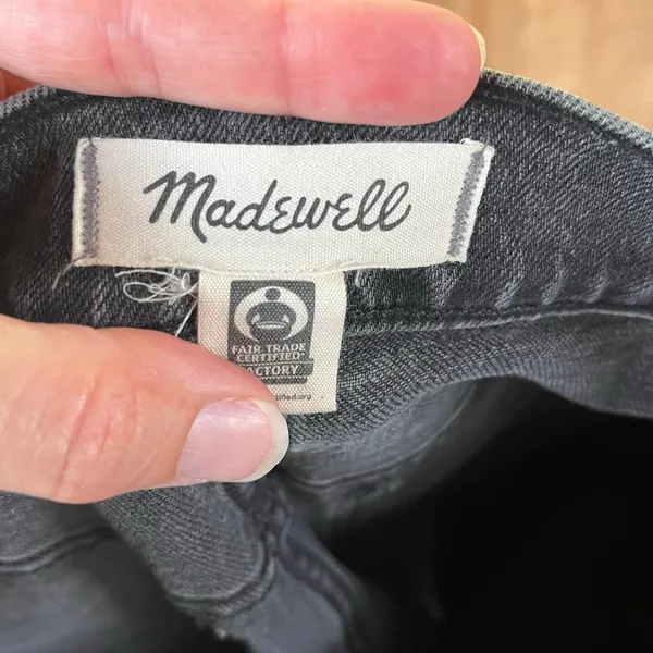 Madewell Women's Perfect Vintage Jeans Charcoal Wash Size 26 - Image 6