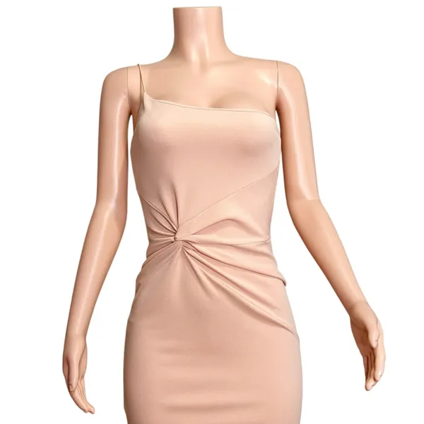 NOOKIE Lust One Shoulder Gown, Blush, Medium - Image 7