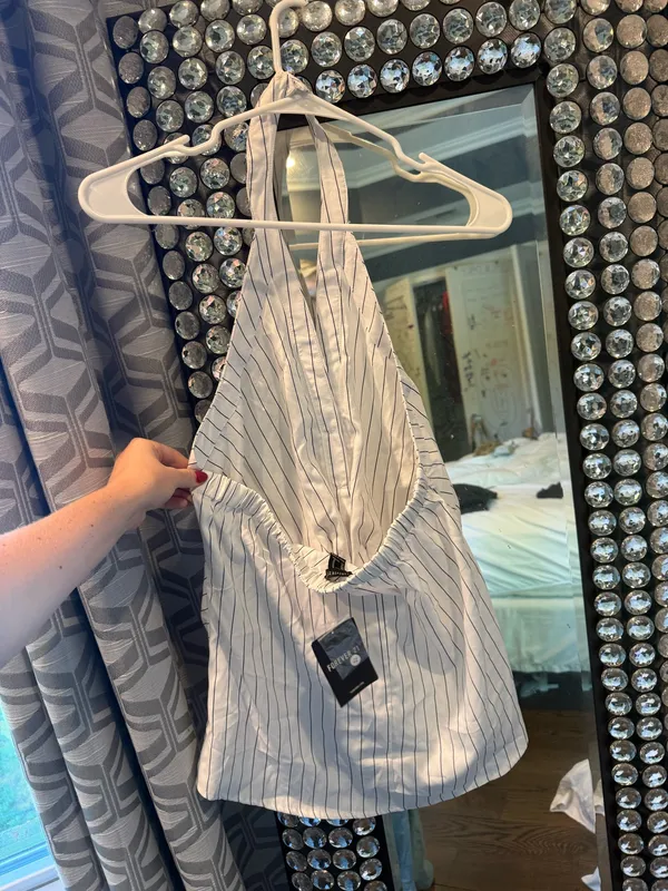Forever 21 Striped Halter Top - Image 2