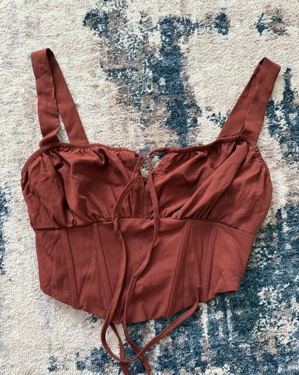 Corset top Red Size XS - Image 2
