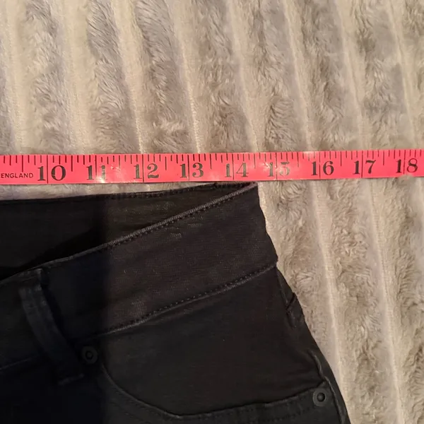 Maurices Everflex Skinny Jeans Black Mid Rise Stretch Denim‎ Womens Sz M Regular - Image 5