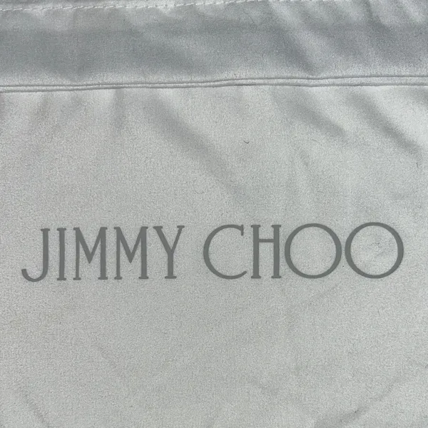 Jimmy Choo White and Gray Dust Bag - Image 2