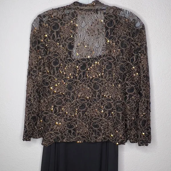 Vintage‎ Karen Miller New York Formal Dress 2 Pc - Image 6