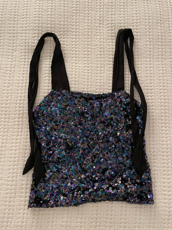 Free People Hey Girl Sequin Cami - Image 3