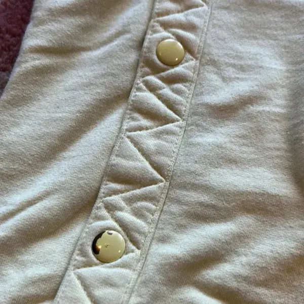 Le Tigre Butter Yellow Zip Up Hoodie - Image 6