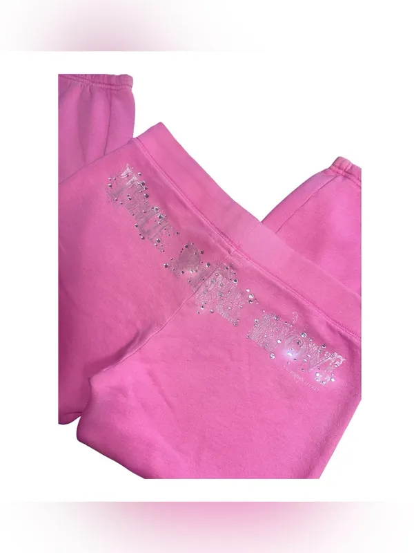 Vintage! 2000s Y2K VS PINK My Favorite Sequins Joggers! - Image 7