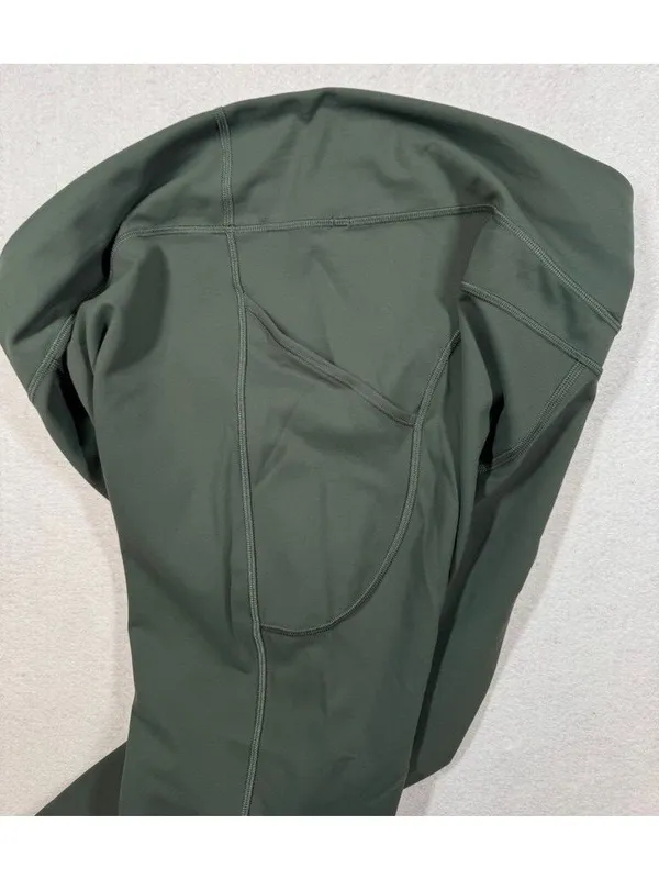 Lululemon Invigorate High Rise Tight 25" Smoked Spruce Green Leggings Women's 18 - Image 5